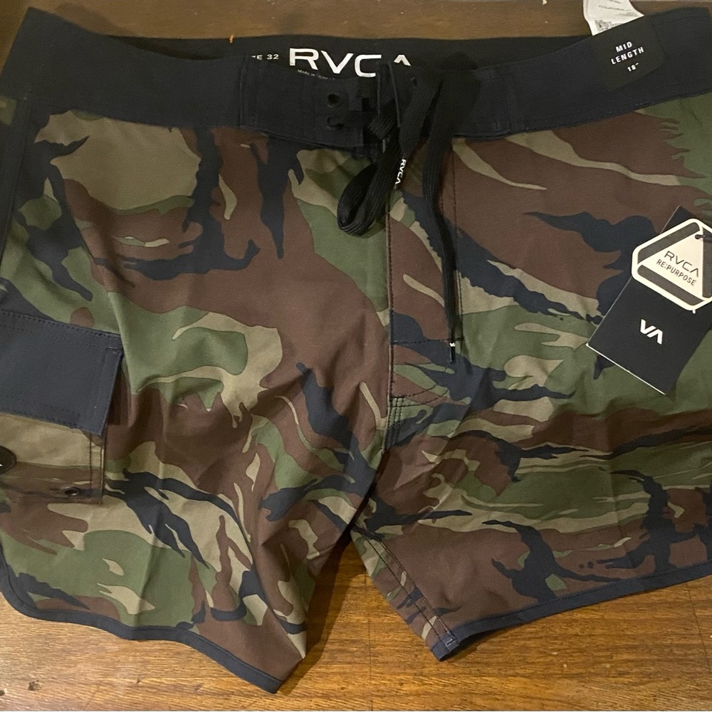 Army print Men’s swim trunks